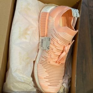 NMD_R1 STLT PRIMEKNIT SHOES Clear orange